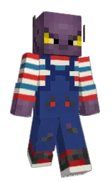 astronaut and white rock Minecraft skin — Slim model