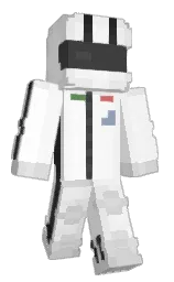 white and alabaster Minecraft skin — Classic model
