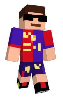 Front of STKMC's skin