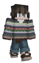 Aliiiiix's Minecraft skin wearing the Migrator cape