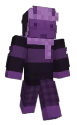 bleached cedar and eminence Minecraft skin — Classic model