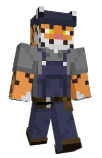 Front of KinglyJaguar's skin