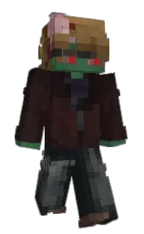 cocoa brown and woodsmoke Minecraft skin — Slim model — first worn by mirrorish