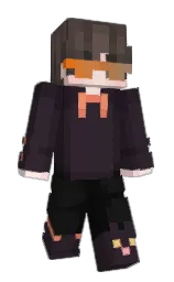 thunder and cod gray Minecraft skin — Slim model