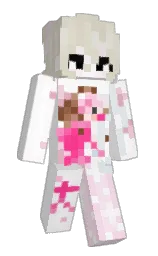 cutielatoot's Minecraft skin wearing the Aurora cape