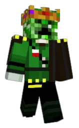 MossFlare's Minecraft skin wearing the Zombie Horse cape