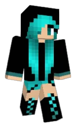 black and diesel Minecraft skin — Classic model — first worn by mwko