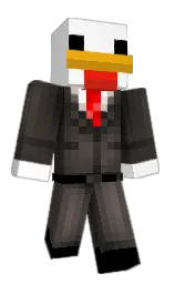 Carlotl's Minecraft skin wearing the Migrator cape