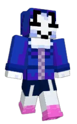persian blue and zircon Minecraft skin — Classic model