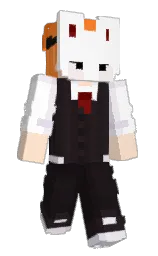 white and whisper Minecraft skin — Slim model — first worn by SaltedFae