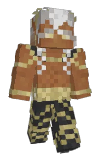 Front of Kibonex's skin