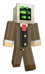 shadow and tobacco brown Minecraft skin — Classic model