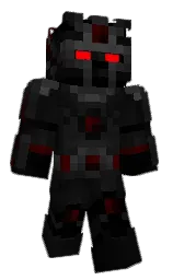 black and cod gray Minecraft skin — Classic model — first worn by jr_k
