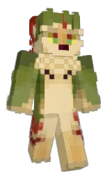 scorchity's Minecraft skin wearing the Aurora cape