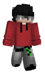crown of thorns and black Minecraft skin — Classic model — first worn by Hellsgrim