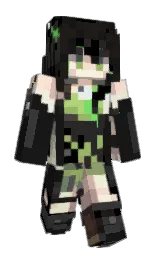 Chako_love's Minecraft skin wearing the Pan cape