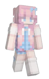 vanilla ice and hint of red Minecraft skin — Slim model — first worn by natyyyyyyyy