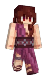 heath and romantic Minecraft skin — Slim model — first worn by apokuna