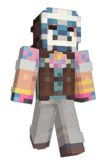 77retard Minecraft avatar full body