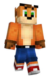 Front of Minecraft skin