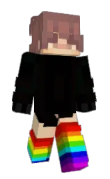 Boy7blueXD's Minecraft skin wearing the Pan cape