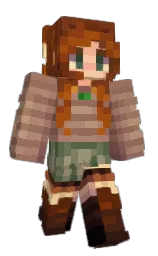 toast and copper canyon Minecraft skin — Classic model — first worn by FrostyDandelion