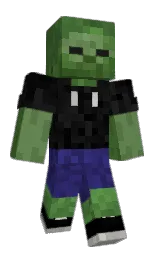 cod gray and black Minecraft skin — Classic model — first worn by ElHugamen