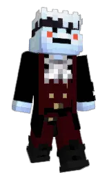 black and chocolate Minecraft skin — Slim model — first worn by JuanDark820
