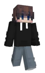 cod gray and pale sky Minecraft skin — Slim model — first worn by Encixity