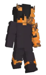 thunder and fire bush Minecraft skin — Slim model