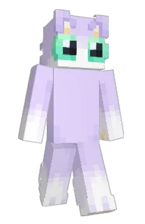 Front of MEW0W's skin