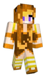 Kaytia's Minecraft skin wearing the Migrator cape