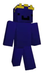 lucky point and blue zodiac Minecraft skin — Classic model