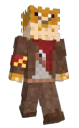 Slukim's Minecraft skin wearing the Aurora cape