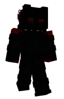 Front of demontic's skin