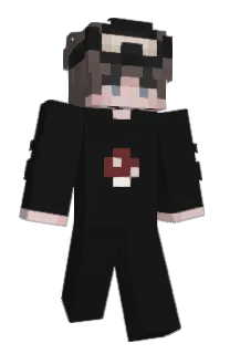 Front of BLAACKED's skin