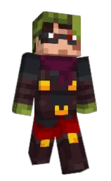 CR00T_R0M's Minecraft skin wearing the Hero cape