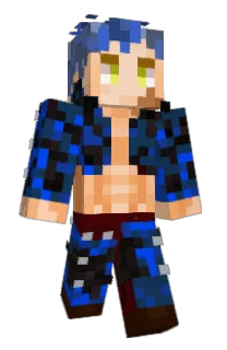 Front of thwasabii's skin