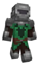 green pea and eclipse Minecraft skin — Classic model — first worn by UniformBoat
