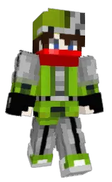 black and sangria Minecraft skin — Slim model