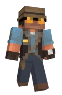 Front of Boberiva's skin
