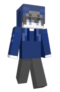 Front of yeaBluue's skin
