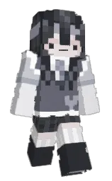 shark and athens gray Minecraft skin — Slim model — first worn by KrakkoNori_