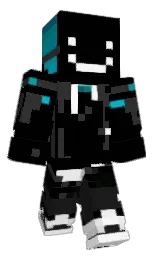 black and mine shaft Minecraft skin — Classic model