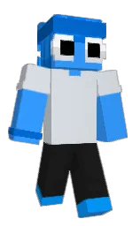 geyser and dodger blue Minecraft skin — Classic model — first worn by JJohaa