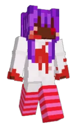 soft peach and seance Minecraft skin — Slim model — first worn by kawaiitroncat