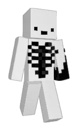 gallery and black Minecraft skin — Classic model — first worn by Lucas040312