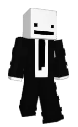 cod gray and white Minecraft skin — Slim model