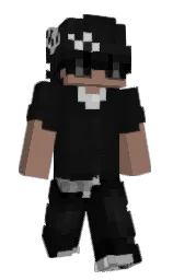 RealDomcis's Minecraft skin wearing the Aurora cape