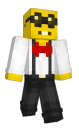 squiped's Minecraft skin wearing the Pan cape